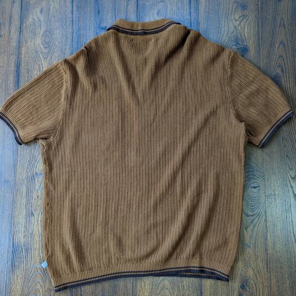 STANDARD CLOTH Refine Button-up Polo Sweater XXL - Picture 7 of 14